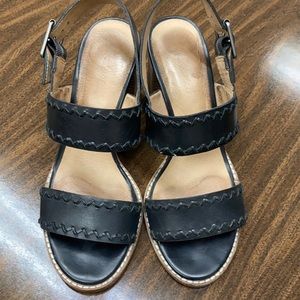 Madewell “Angie” wipstitch Sandal size8